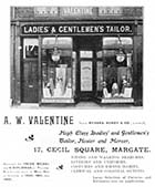 Cecil Square/Valentine Tailor No 17 [Guide 1903]